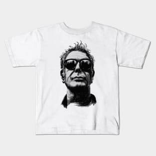 Anthony Bourdain Pencilart Kids T-Shirt